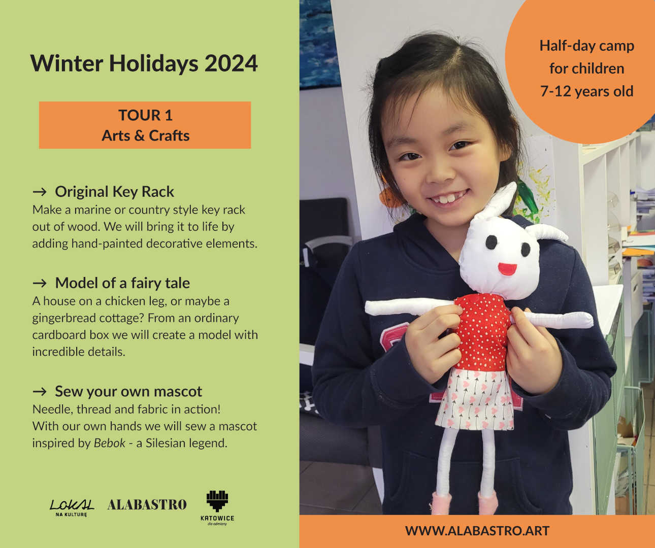 Winter Holidays 2024 Do it Yourself and Art classes for children in Katowice