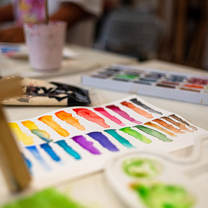 Plakat 6 Malowanie na płótnie vs akwarela w Wakacje 2026