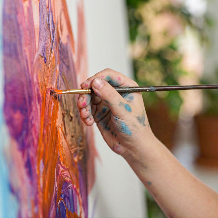 Plakat 1 Malowanie na płótnie vs akwarela w Wakacje 2026