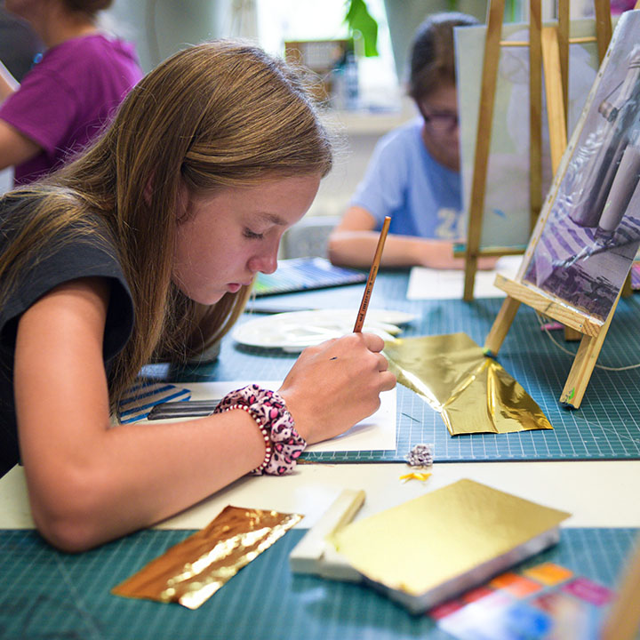 Plakat 3 Fałszywe Złoto - Warsztaty Pozłotnictwa w Wakacje 2026
