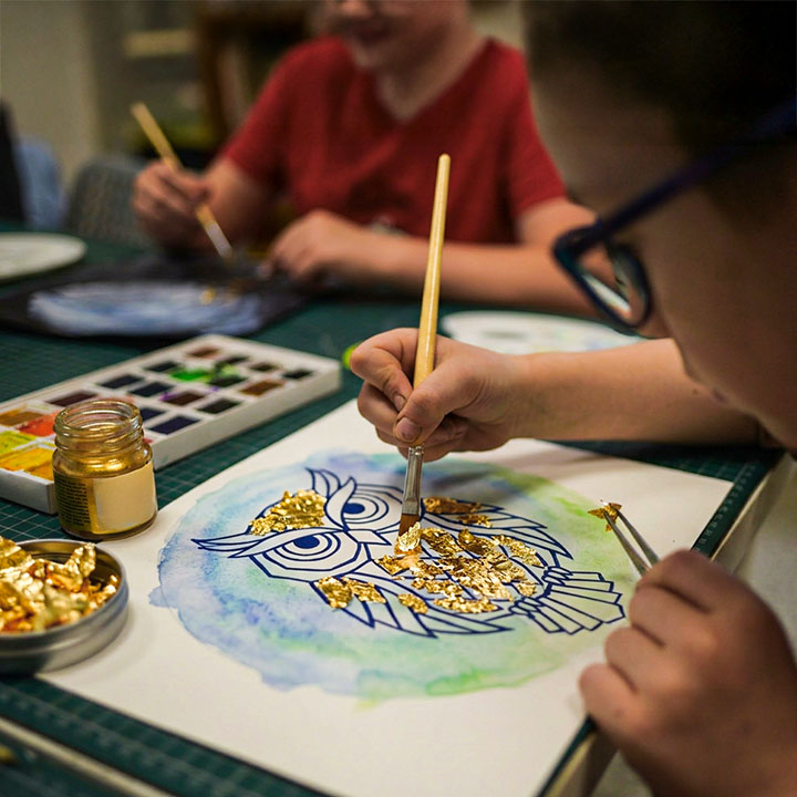 Plakat 2 Fałszywe Złoto - Warsztaty Pozłotnictwa w Wakacje 2026